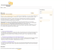 Tablet Screenshot of idp-online.at